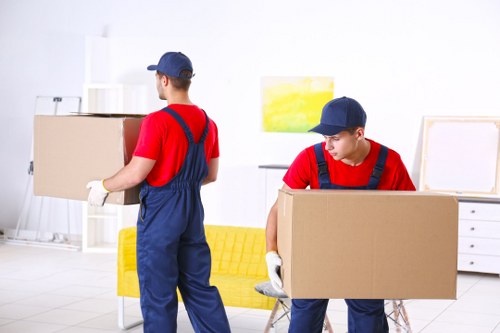 Removals team assisting a house move in Sidcup