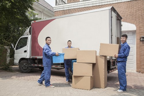 House removal team helping with a Sidcup home move