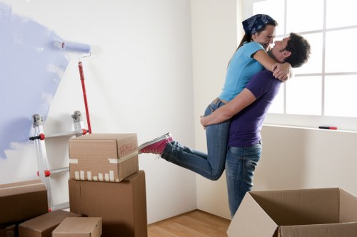Sidcup removal van loaded for a home or office relocation