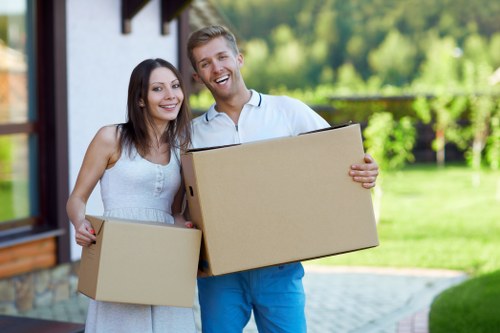 Commercial relocation support with a moving van in Sidcup