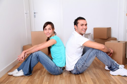 Furniture loading support for a Sidcup removal job