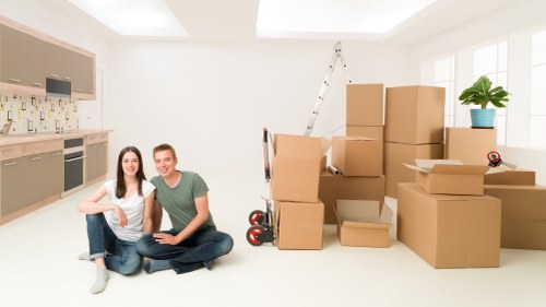Packing and transport support for a Sidcup home or office move