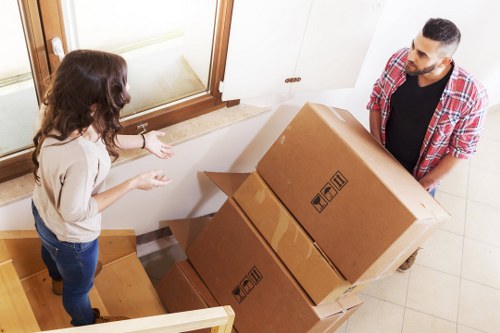 Sidcup man and van team handling boxes and furniture