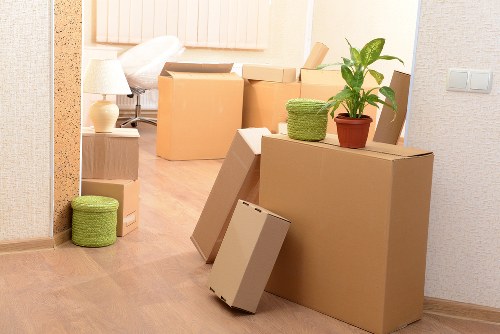 Local moving van helping with furniture transport in Sidcup